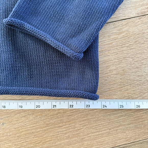 TUCKERNUCK Navy Cotton Americana Sweater | Sz Med - Picture 8 of 12